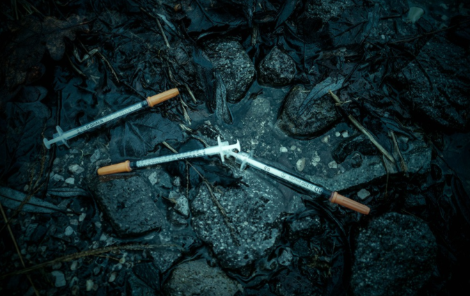 cocaine syringes
